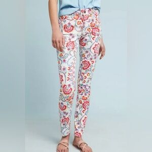 PILCRO ANTHROPOLOGIE Floral Patterned Pants 🌸💐🌺